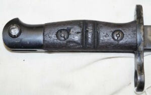 P1913 bayonet with scabbard.