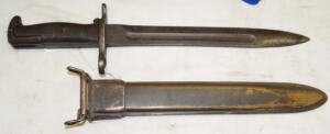 M1 bayonet with M7 (M3A1) scabbard.