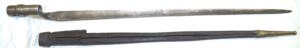 M1871 Rolling Block triform socket bayonet with scabbard.