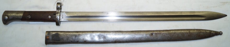 VZ23 long bayonet with Persian M1929 scabbard.