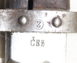 VZ23 long bayonet with Persian M1929 scabbard.