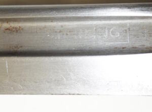 No.5 STERLING bayonet with scabbard.