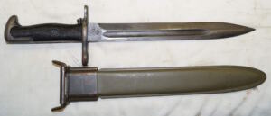 GM50 bayonet with scabbard for M1 bayonet.