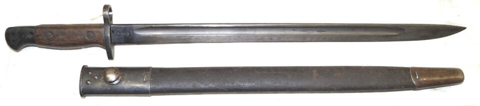 P1907 bayonet with scabbard.