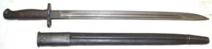 P1907 bayonet with scabbard.