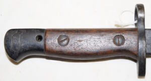 P1907 bayonet with scabbard.
