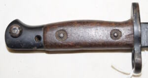 P1907 bayonet with scabbard.
