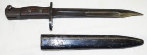 No.5 Jungle Carbine bayonet with scabbard.