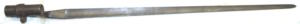 M1871 Rolling Block triform socket bayonet and frog.