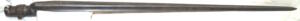 M1871 Rolling Block triform socket bayonet and frog.