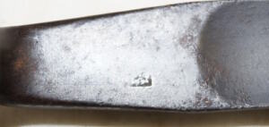 M1871 Rolling Block triform socket bayonet and frog.
