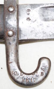 M1885 Trials bayonet.