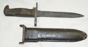 ROK M5 bayonet with scabbard.