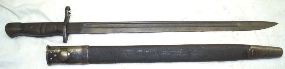 P1913 bayonet with scabbard.