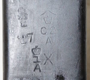 P1913 bayonet with scabbard.
