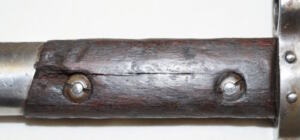 M1929 bayonet with scabbard.