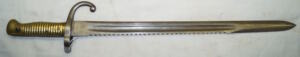 M1880 Comblain Sawback bayonet.
