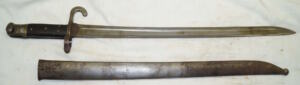 M1873 Yataghan bayonet with scabbard.