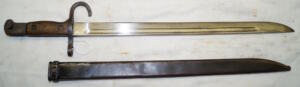 T30 bayonet with scabbard.