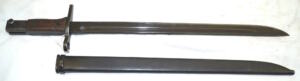 T30 bayonet with scabbard.