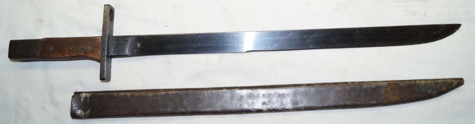 T30 bayonet with scabbard.
