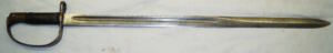 P1879 Artillery Sawback Sword bayonet