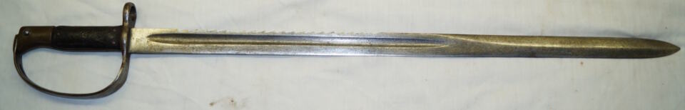 P1879 Artillery Sawback Sword bayonet