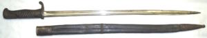 S98nA quillback bayonet with scabbard.