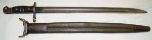 M1917 bayonet with scabbard.
