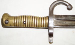 M1867 Rolling Block yataghan bayonet with scabbard.