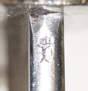 Rivetted hilt ersatz sawback bayonet with scabbard.