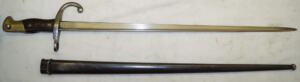 Chilean M74/95 bayonet with scabbard.