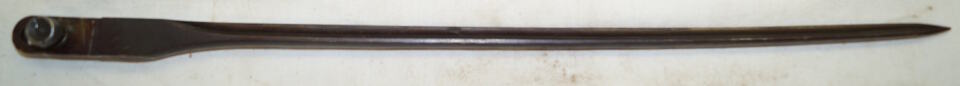 Moschetto folding triform spike bayonet with complete catch assy but no housing.