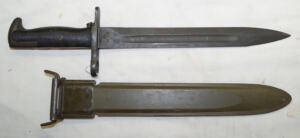 M1 Bayonet with M7 scabbard.