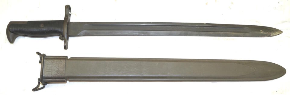 M1905 bayonet with USN MKI scabbard.