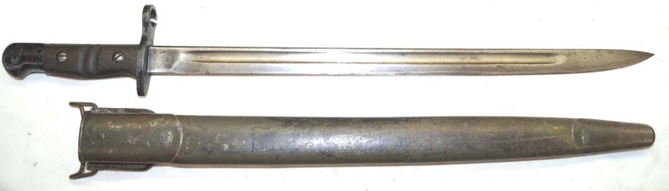 M1917 bayonet with leather tab scabbard WINCHESTER
