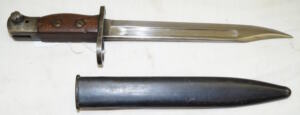 No.5 Enfield Jungle Carbine bayonet with scabbard.