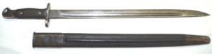 P1907 bayonet with almond stud scabbard.