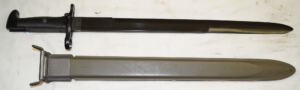USN MkI bayonet with scabbard.