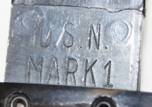 USN MkI bayonet with scabbard.