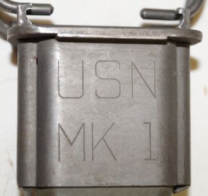 USN MkI bayonet with scabbard.