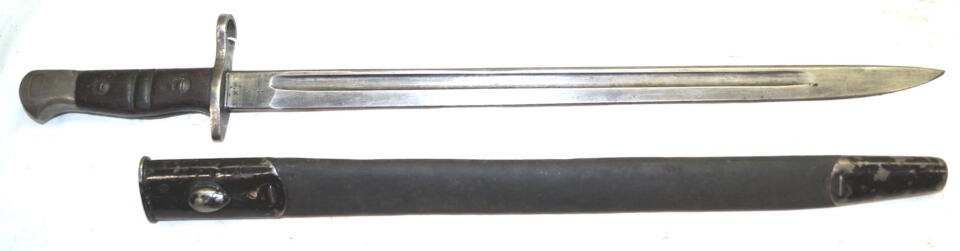 P1913 bayonet with almond stud scabbard.