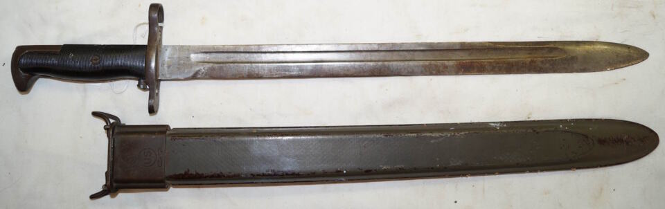 M1905 bayonet with M3 scabbard.
