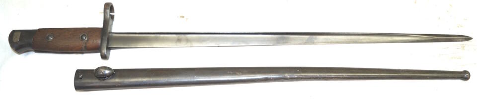 M1916 Gendarmerie bayonet with scabbard.