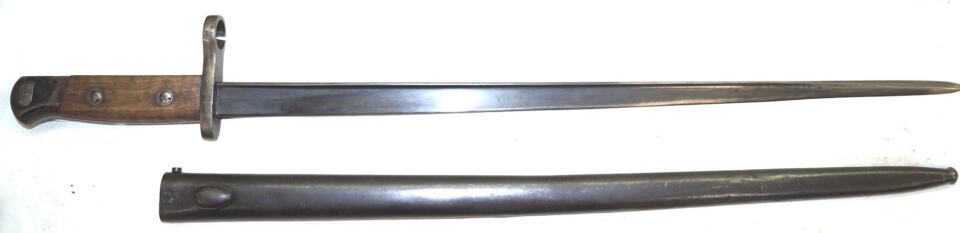 M1916 Gendarmerie bayonet with scabbard.