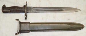 M1 bayonet with M7 scabbard.