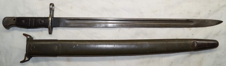 M1917 bayonet with scabbard.