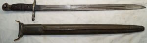 M1917 bayonet with scabbard.