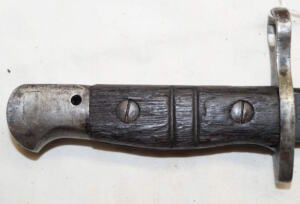 M1917 bayonet with scabbard.
