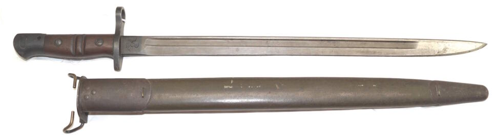M1917 bayonet with scabbard.